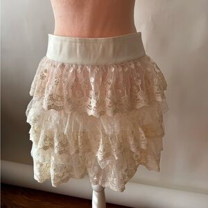 Dolls Kill Sugar Thrillz DEMURE CASCADES MINI SKIRT